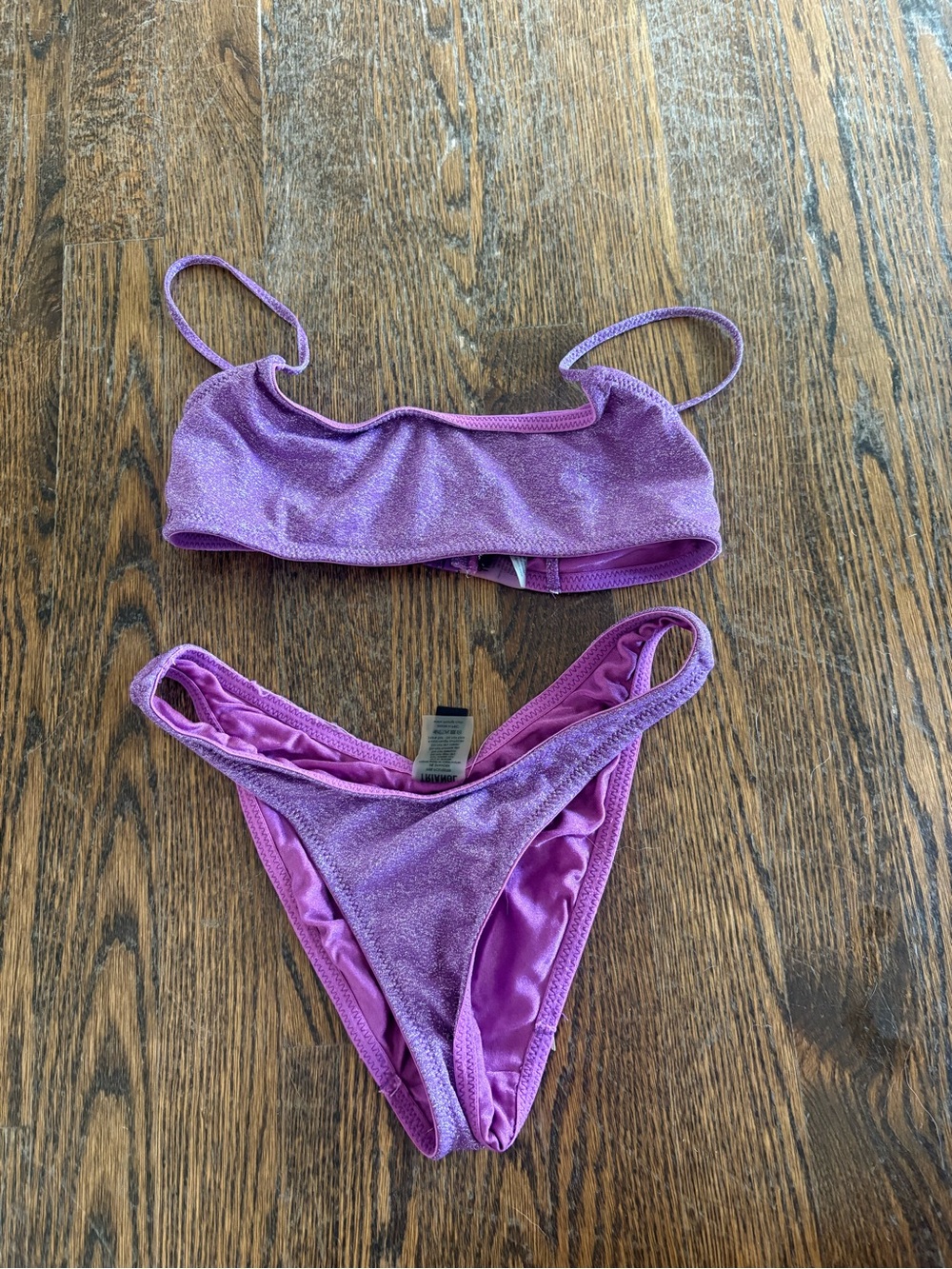 Lilac Shimmery Bikini Two-Piece